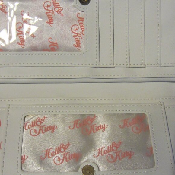 Hello Kitty Quilted Embroidery Bifold Wallet - Picture 3 of 5